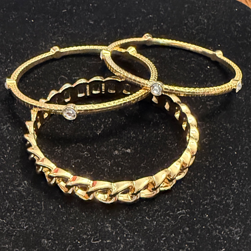 Graziano Gold-Tone Bracelet Set 30$